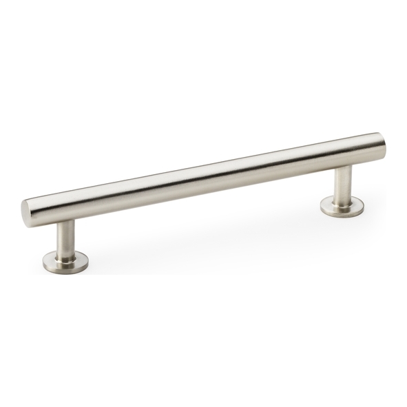 AW814-128-SN • 128mm c/c • Satin Nickel • Alexander & Wilks Round T-Bar Cabinet Pull Handle